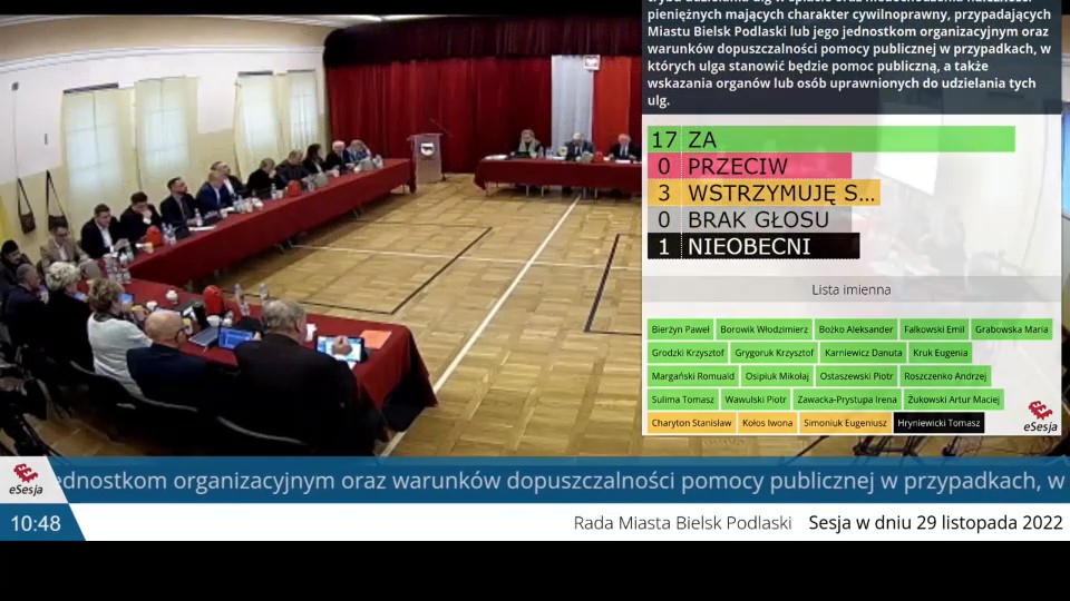 002. Część II – Sprawozdanie z sesji 29 XI 2022