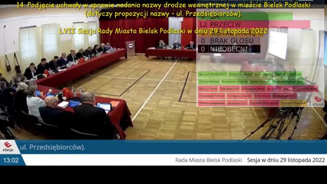 005. Część V – Sprawozdanie z sesji 29 XI 2022