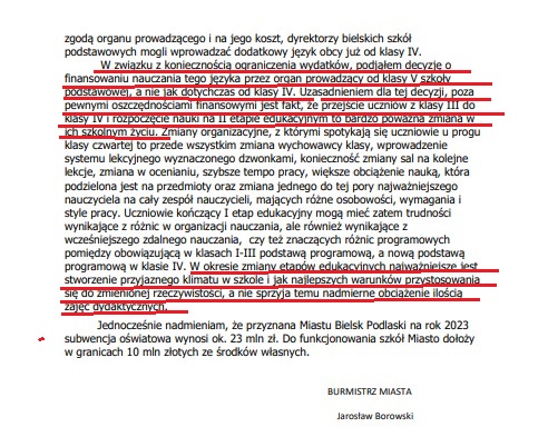 003. Mniej godzin lekcyjnych w szkołach podstawowych