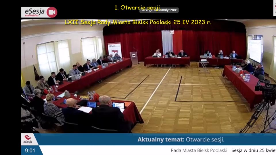 000. Nagranie LXII Sesji Rady Miasta Bielsk Podlaski 25 IV 2023 r.