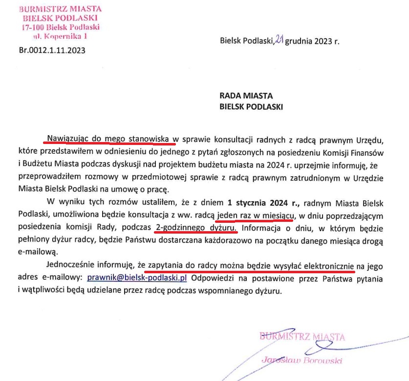 004. Kolejna sprawa załatwiona