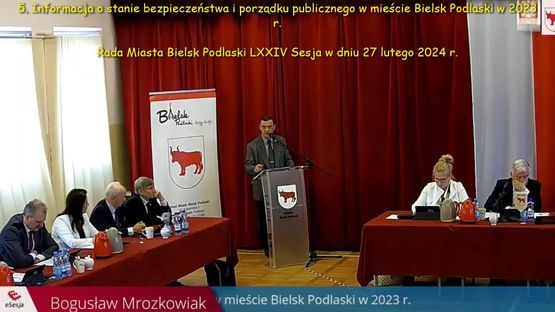002. Informacja o stanie bezpieczeństwa – LXXIV Sesja Rady Miasta 27.02.2024 r.