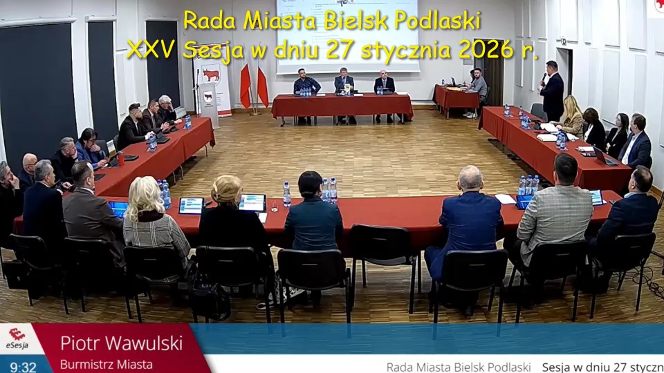 001.  XXV sesja rady miasta to sesja gratulacji, podziękowań i sportu.